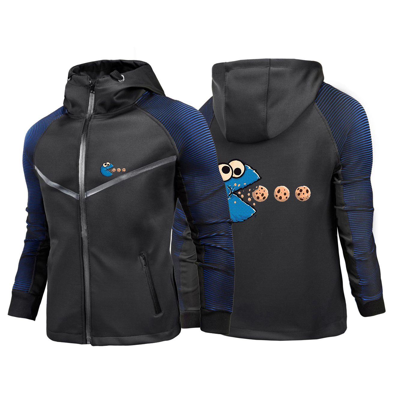 Outdoor Adventure Windbreaker - NomNom-Cookie Adventure Графическая ветровка Мужская тактическая