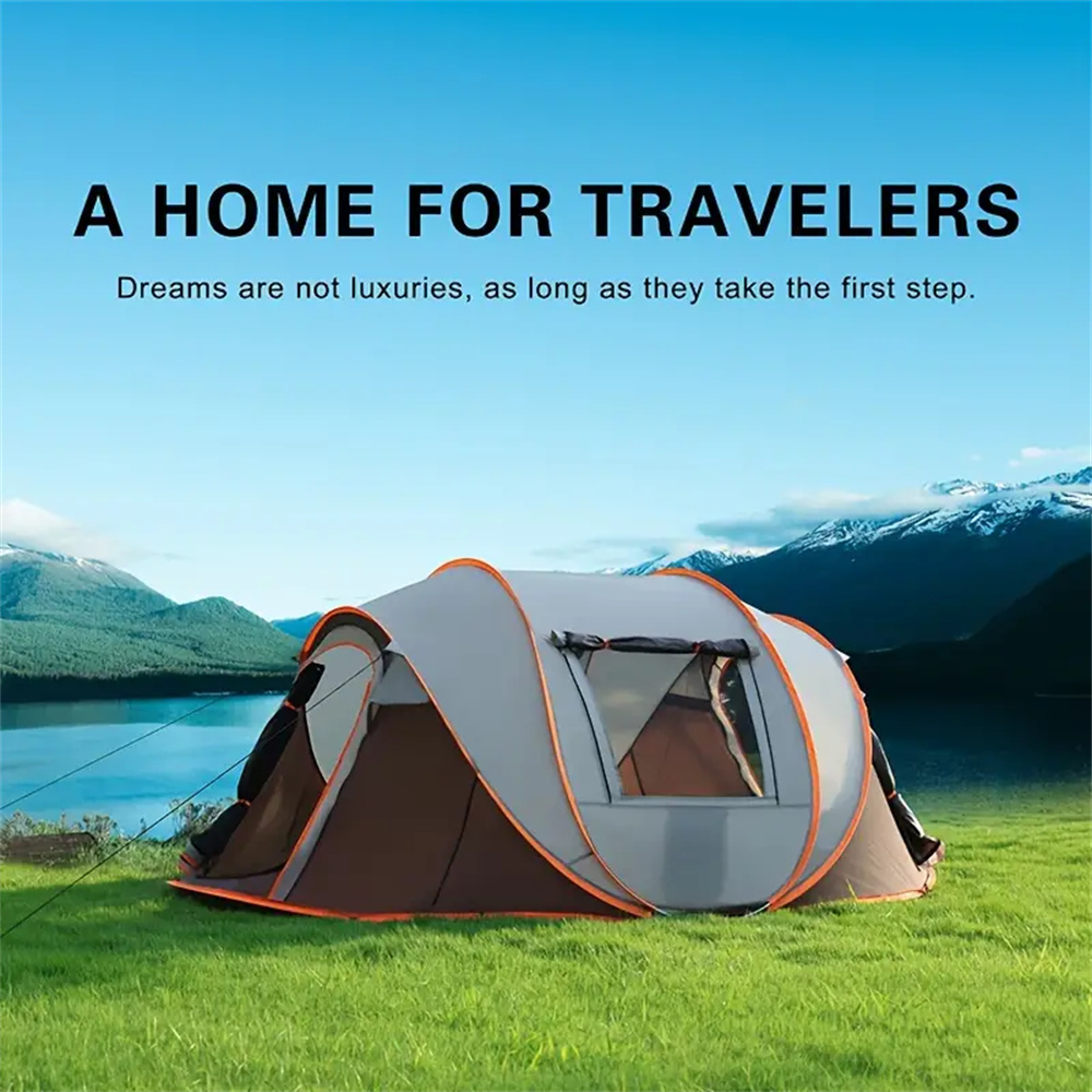 Outdoor Adventure Tent - Палатка для 5-8 человек, быстрораскладная, водонепроницаемая,
