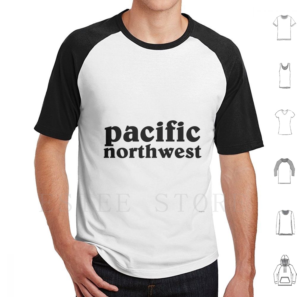 Outdoor Adventure North West - Футболка Pacific Northwest DIY большого размера,