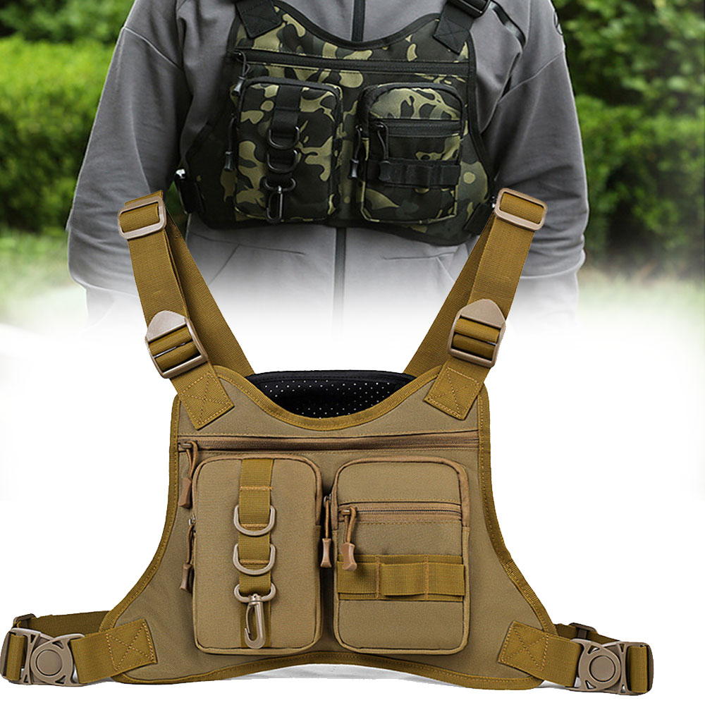 Outdoor Adventure Vest - Тактический Molle передний нагрудный жилет, сумка