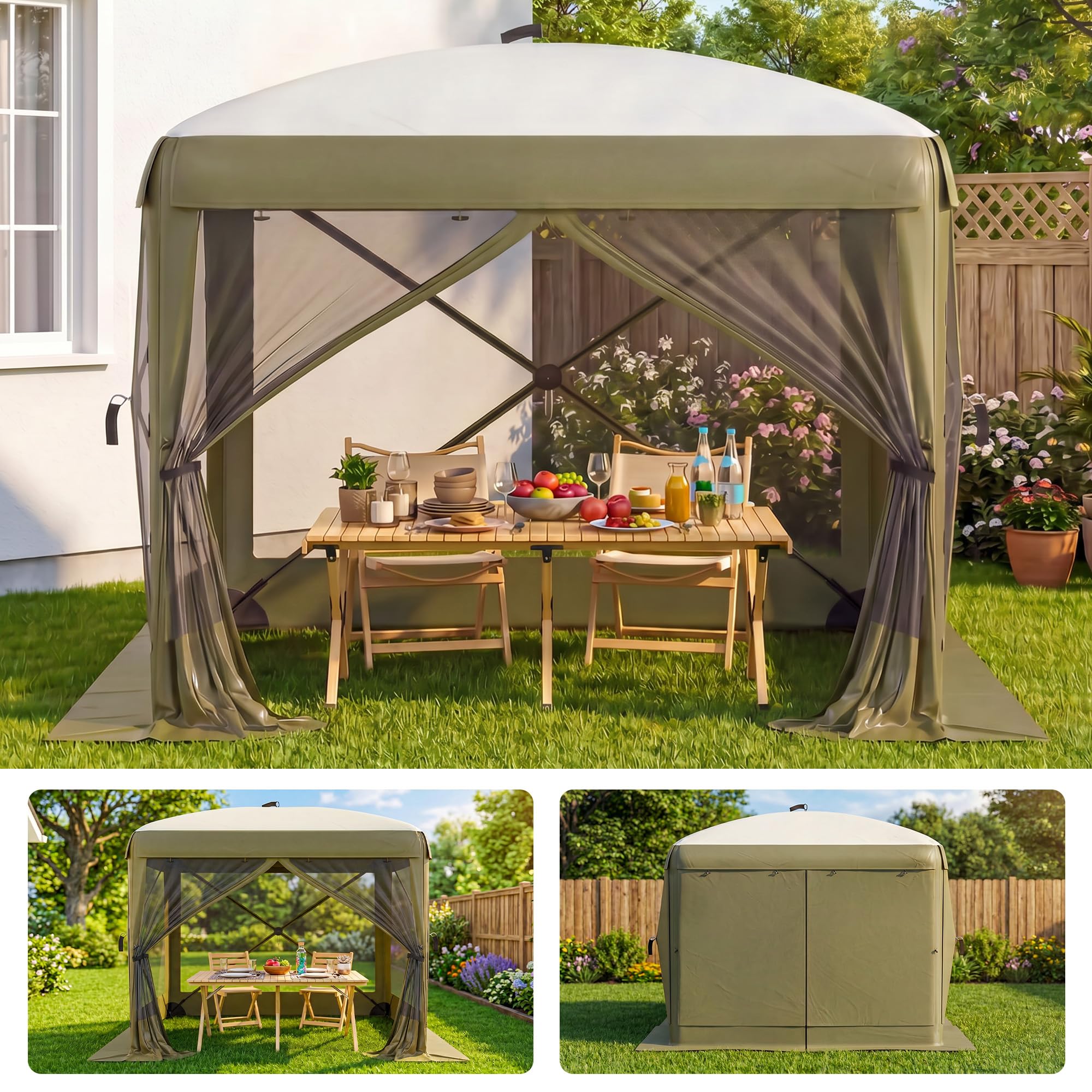 Просторный шестиугольный быстр – обзор и цена Outdoor Adventure Tent