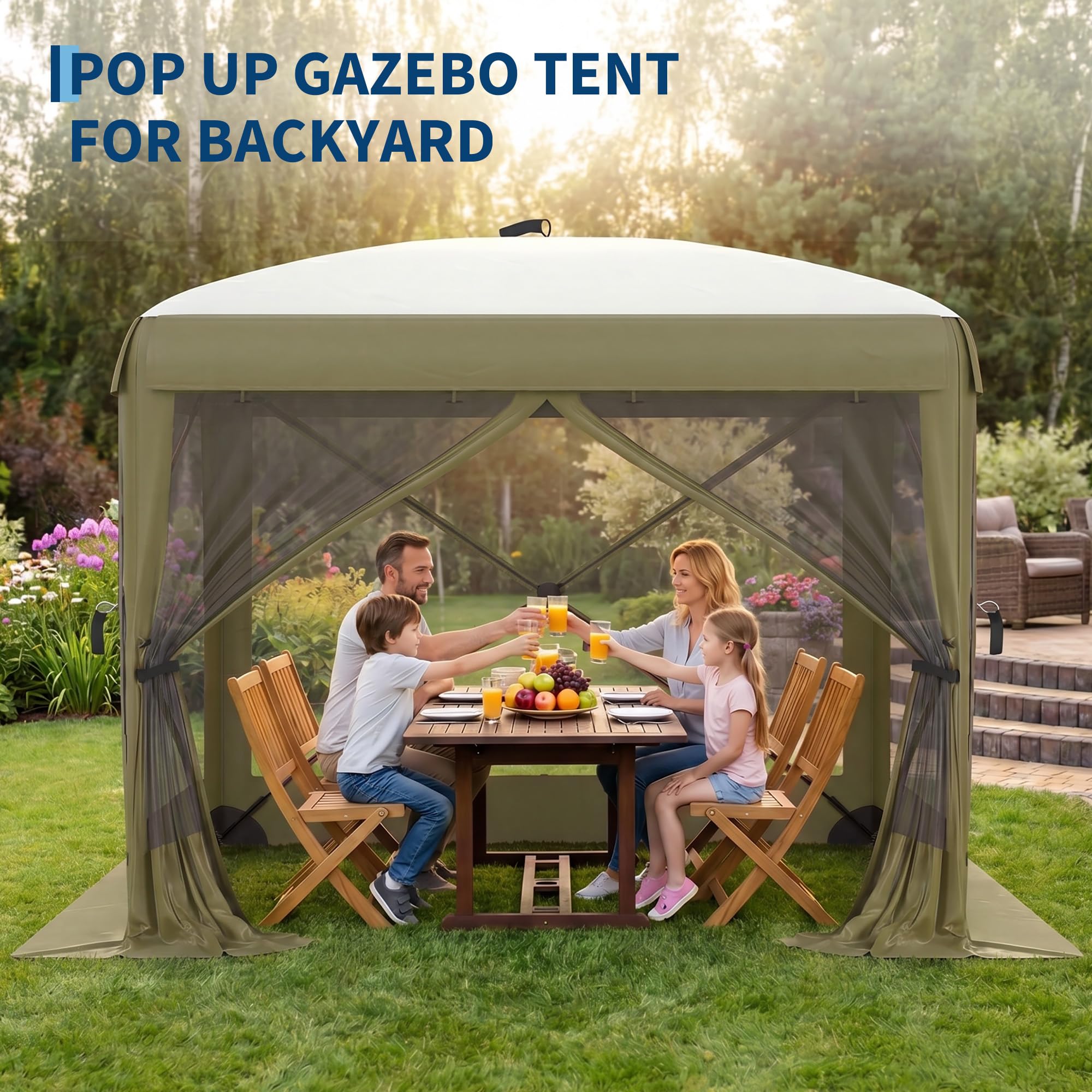 Просторный шестиугольный быстр – обзор и цена Outdoor Adventure Tent