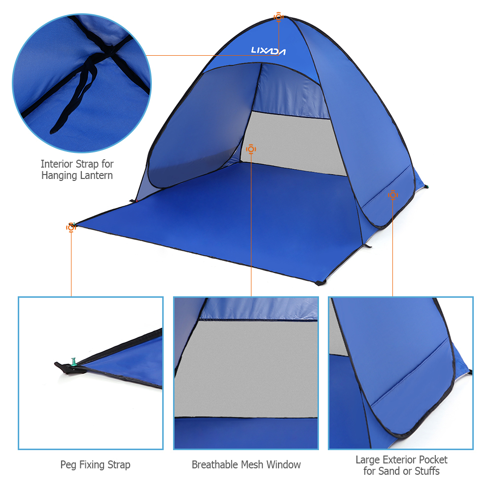 Lixada Автоматическая мгновенн – обзор и цена Outdoor Adventure Tent