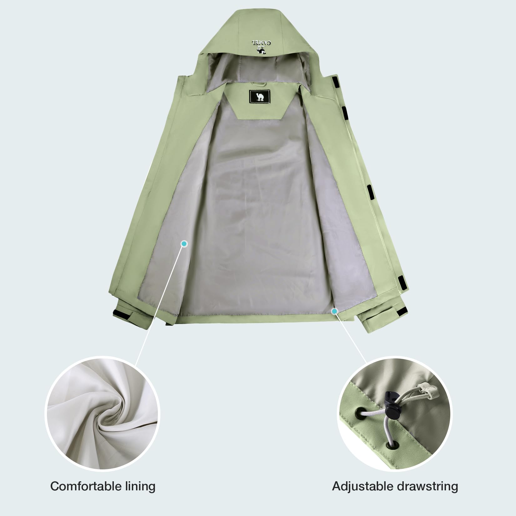 Мужские дождевики GOLDEN CAMEL – обзор и цена Outdoor Adventure Windbreaker