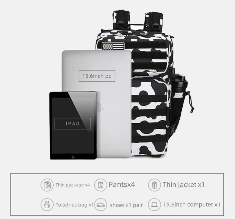 Тактический рюкзак 45 л/35 л/2 – обзор и цена Outdoor Adventure Backpack